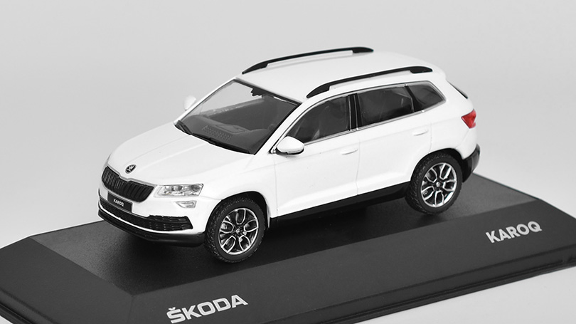 Škoda Karoq bílá 1:43