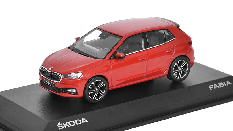 Škoda Fabia A07 červená 1:43