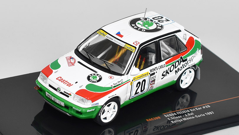 Škoda Felicia Kit Car #20 Rally Monte Carlo 1997 1:43 - IXO Models 