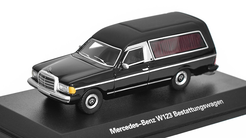 Mercedes W123 Pohřební vůz 1:87 - BoS-Models