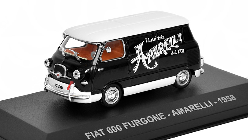 Fiat 600 Furgone Amarelli 1958 1:43 - DeAgostini časopis s modelem