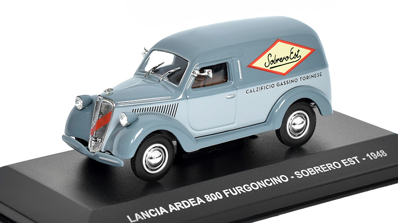 Lancia Ardea 800 Furgoncino SOBRERO EST 1948 - 1:43 časopis s modelem 