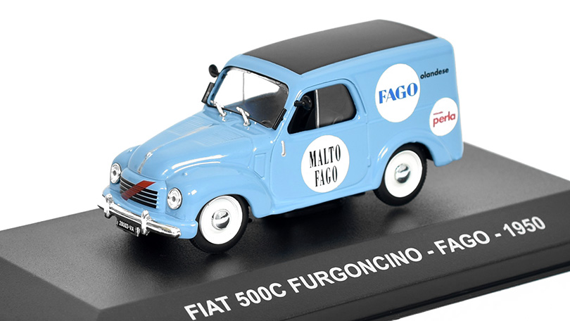 Fiat 500C Furgoncino FAGO 1950 - 1:43 - časopis s modelem 