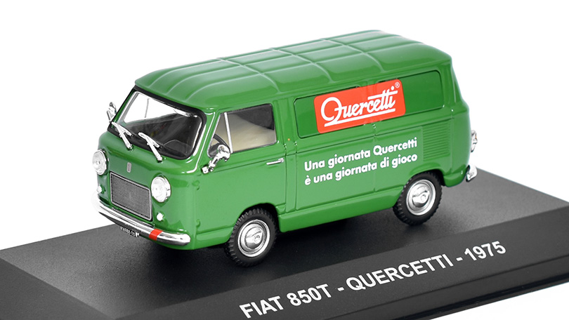 FIAT 850T Quercetti 1975 - 1:43 časopis s modelem