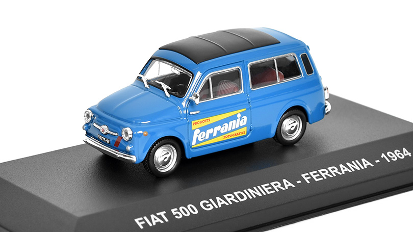 Fiat 500 Giardiniera Ferrania 1964 - 1:43 - časopis s modelem 