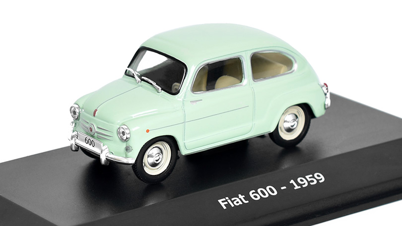 FIAT 600 1959 1:43 - Hachette časopis s modelem