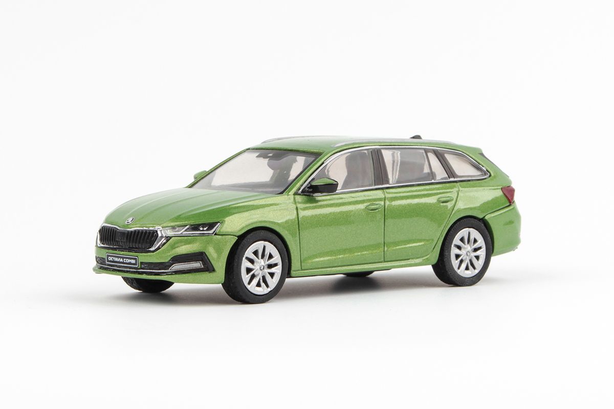 Škoda Octavia IV Combi 2020 Zelená Májová Metalíza 1:43 - Abrex