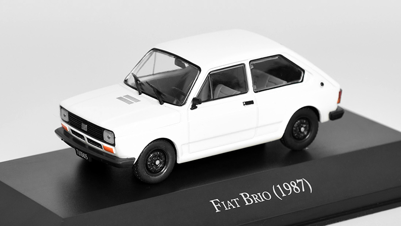 Fiat Brio 1987 1:43 - časopis s modelem