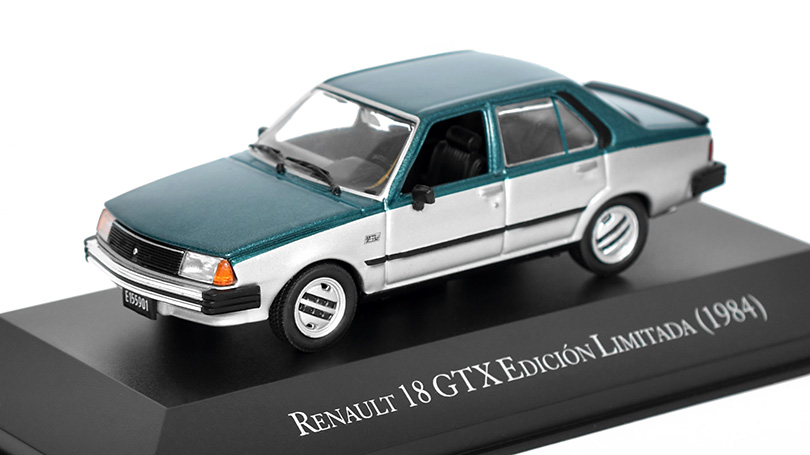 Renault 18 GTX Edicion Limitada 1984 1:43 - časopis s modelem