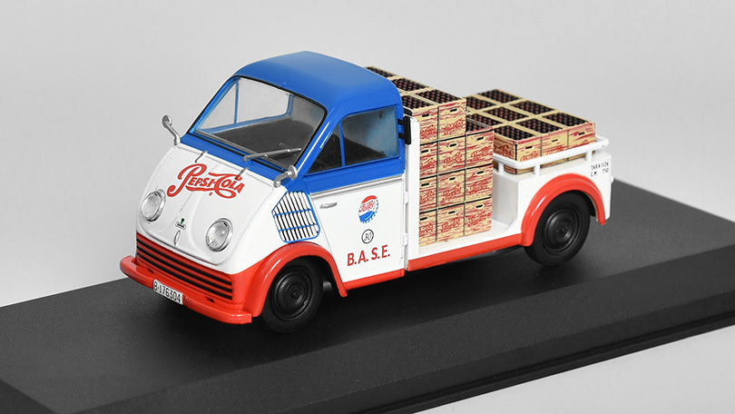 DKW Imosa F89L/52 Pepsi-Cola 1958 1:43 - časopis s modelem 