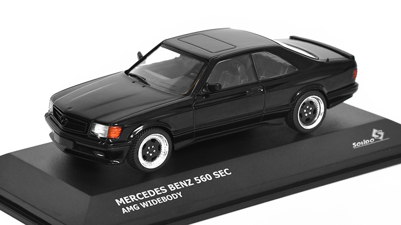 Mercedes-Benz 560 SEC AMG Widebody černá 1:43 - Solido