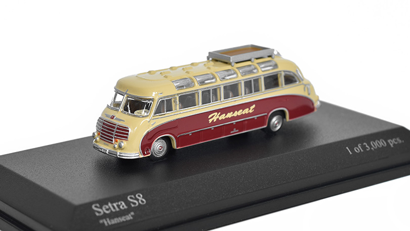 Setra S8 Hanseat 1951 autobus 1:160 - Minichamps