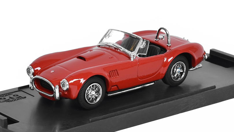 AC Shelby Cobra Spyder 1962 červená 1:43 - Model box