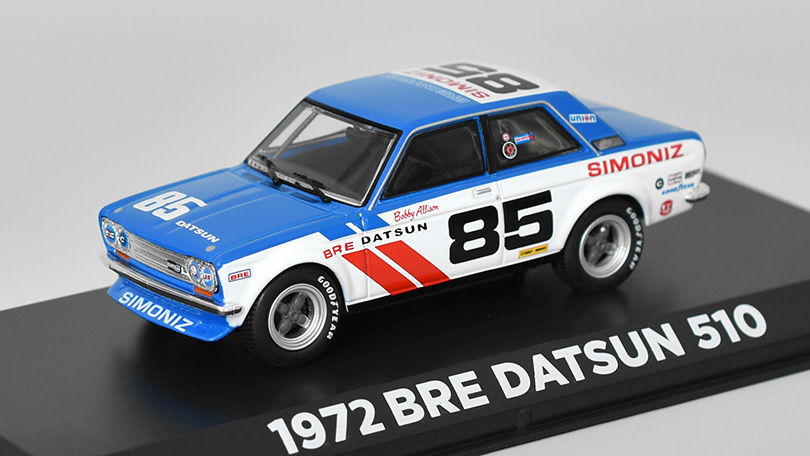 Datsun 510 BRE Brock Racing Enterprises #85 B. Allison 1972 - 1:43 GreenLight