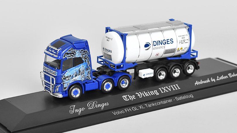 Volvo FH GL XL The Viking - Dinges Logistics 1:87 - Herpa