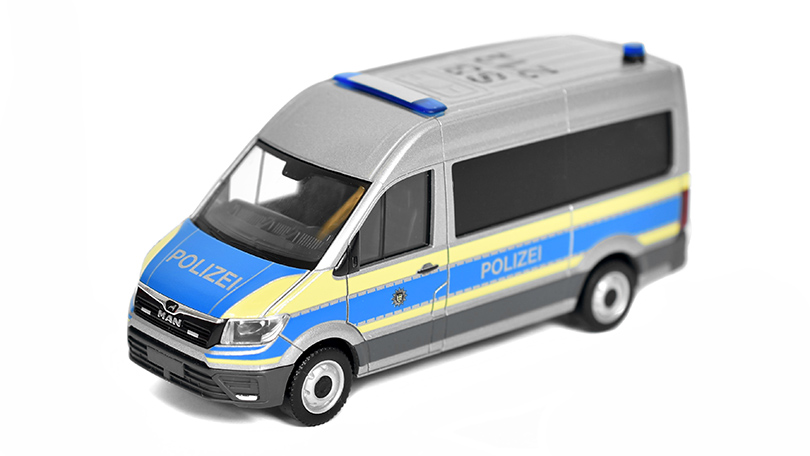 MAN TGE Mikrobus Polizei 1:87 - Herpa