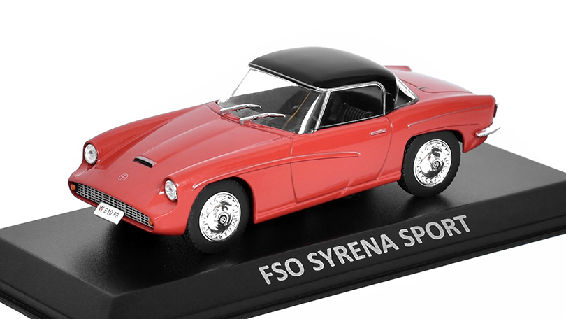 FSO Syrena Sport 1:43 - DeAgostini Legendy FSO časopis s modelem #15