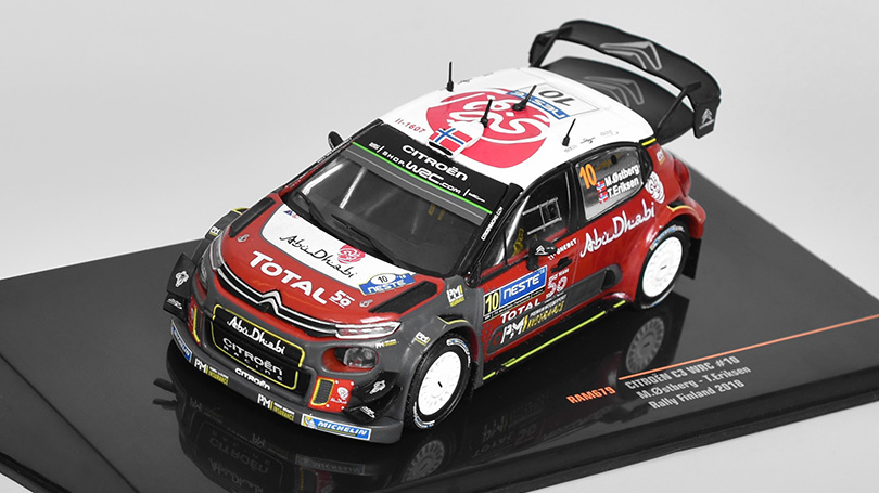 Citroen C3 WRC #10 Rally Finland 2018 Ostberg/Eriksen 1:43 - IXO Models 