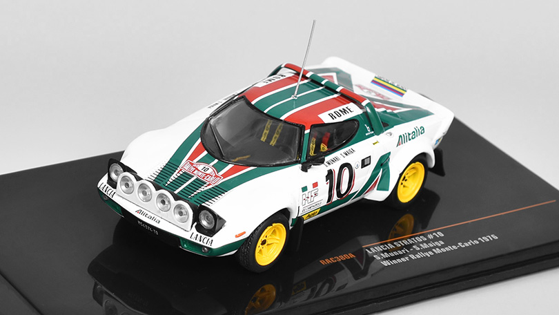 Lancia Stratos #10 Winner Rallye Monte-Carlo 1976 1:43 - IXO Models 