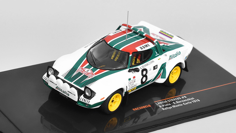 Lancia Stratos #8 Rallye Monte-Carlo 1976 1:43 - IXO Models 