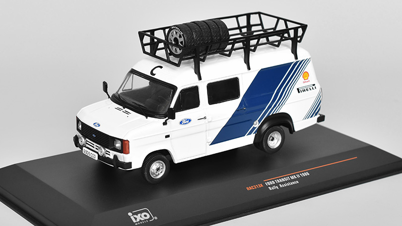 Ford Transit MK II 1986 Rally Assistance - 1:43 IXO Models 