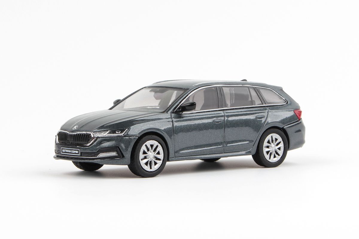 Škoda Octavia IV Combi 2020 Šedá Quartz Metalíza 1:43 - Abrex