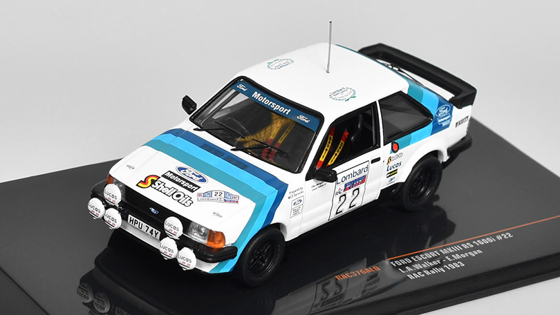 Ford Escort MKIII RS 1600i RHD #22 Rallye WM RAC Rally 1:43 - IXO Models 