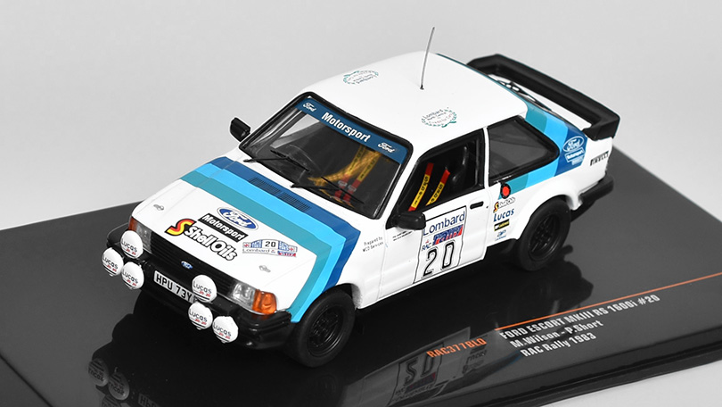 Ford Escort MKIII RS 1600i RHD #20 Rallye WM RAC Rally 1:43 - IXO Models 