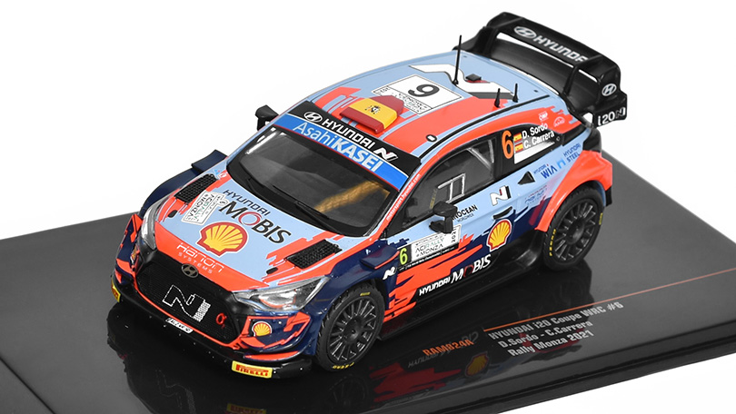 Hyundai i20 Coupe WRC #6 Rally Monza 2021 D.Sordo/C.Carrera 1:43 - IXO Models