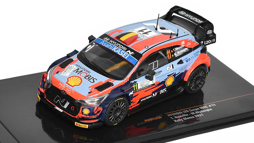 Hyundai i20 Coupe WRC #11 Rally Monza 2021 Neuville/Wydaeghe 1:43 - IXO Models