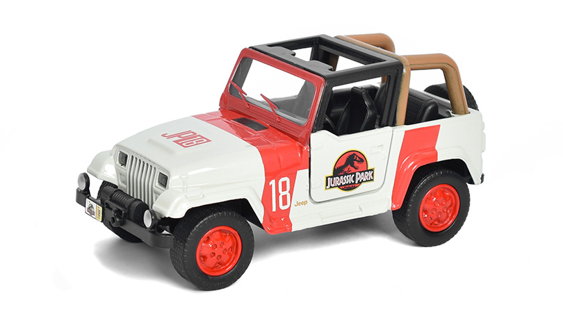 Jeep Wrangler Rubicon z filmu Jurský park 1:32 - Jada Toys