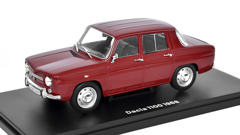 Dacia 1100 1968 1:24 - Hachette časopis Samochody PRL #63 s modelem