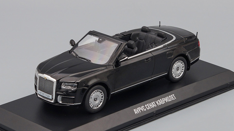 AURUS Senat Cabriolet 1:43 Autolegendy Rusko - DeAgostini časopis s modelem #14