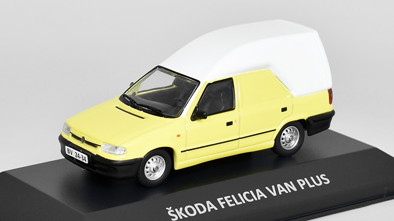 Škoda Felicia Van Plus 1:43 - Kaleidoskop slavných vozů časopis s modelem #42