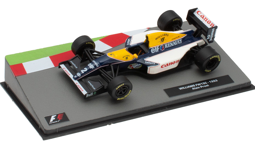 Williams FW15C 1993 Alain Prost 1:43 - Formula 1 Cars časopis s modelem