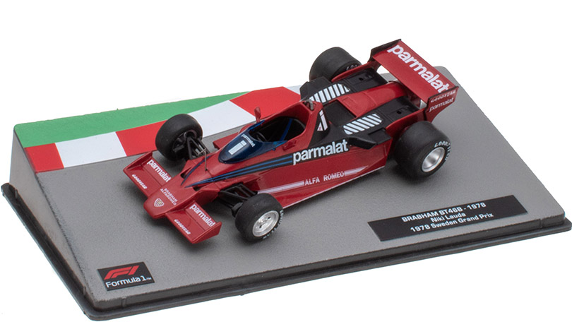 Brabham BT46 1978 GP Švédsko Niki Lauda 1:43 - Formula 1 Cars časopis s modelem