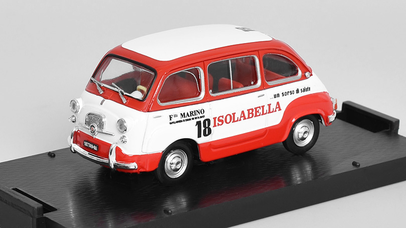 Fiat 600D Multipla 1960 18 Isolabella 1:43 - BRUMM