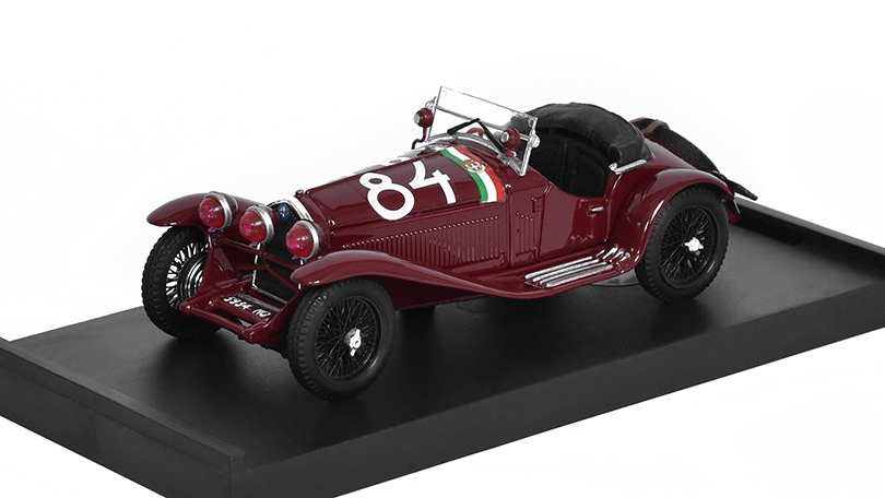 Alfa Romeo 1750GS Mille Miglia #84 1930 1:43 - Brumm 