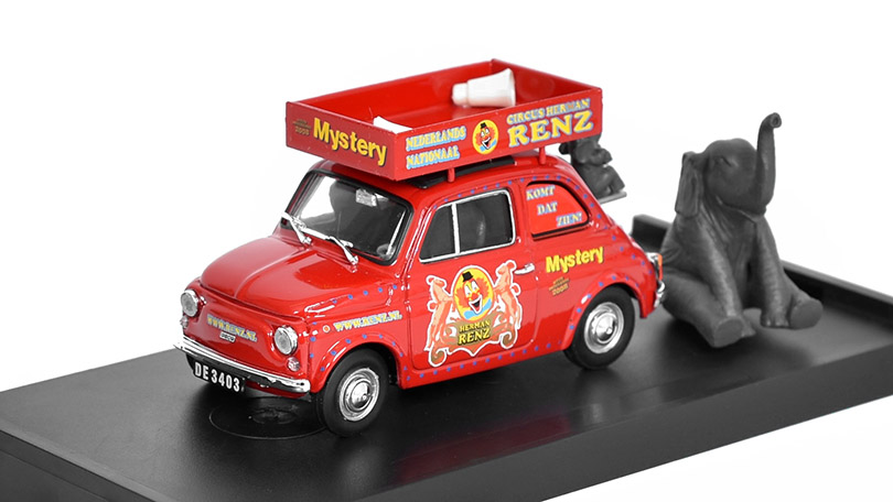 Fiat 500R 1972 Cirkus Hermana Renza 1:43 - Brumm 