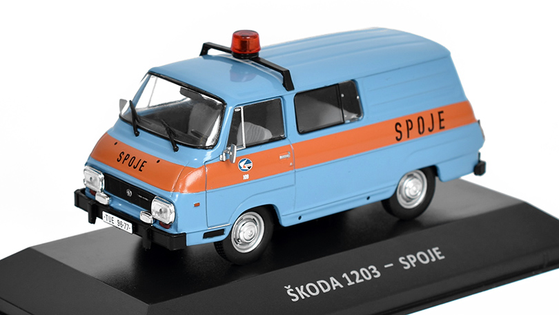 Škoda 1203 Spoje 1:43 - DeAgostini časopis s modelem