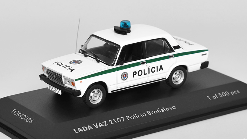 VAZ 2107 Policie Bratislava 1:43 - FoxToys