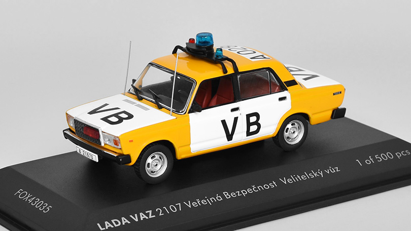 VAZ-2107 Veřejná Bezpečnost Velitelský vůz 1:43 - FoxToys