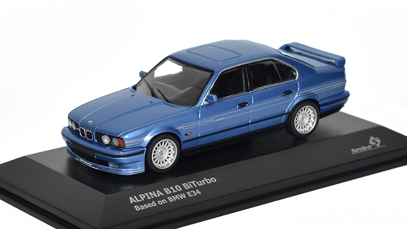 BMW Alpina B10 BiTurbo 1994 modrá 1:43 - Solido