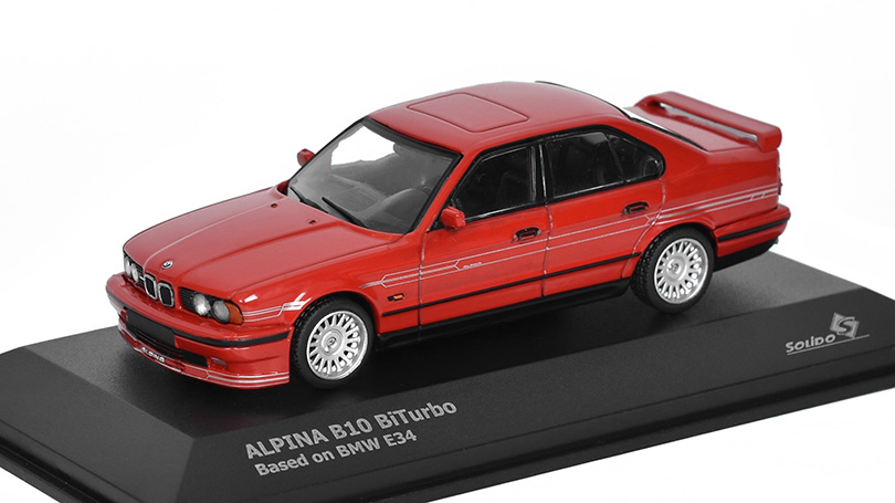 BMW Alpina B10 BiTurbo 1994 červená 1:43 - Solido