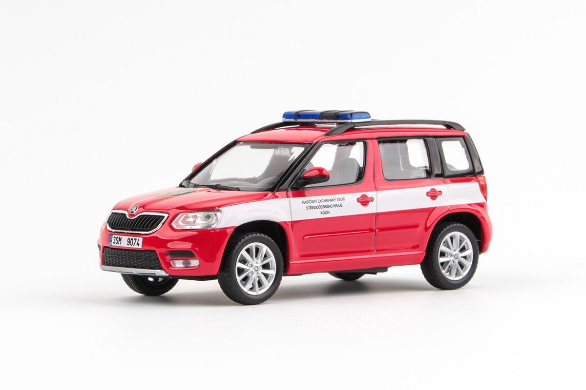 Škoda Yeti FL 2013 HZS Středočeského Kraje Kolín 1:43 - Abrex