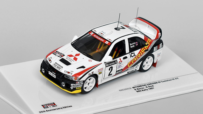 Mitsubishi Carisma GT Evolution IV #2 Burns/Reid 1:43 - IXO Models