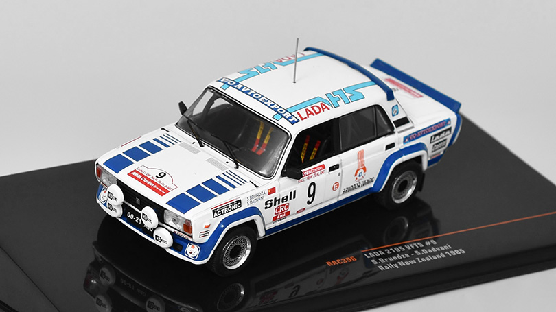 Lada 2105 VFTS #9 Brundza/Dadvani Rally New Zealand 1985 1:43 - IXO Models