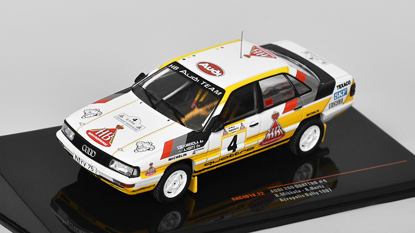 Audi 200 Quattro #4 Acropolis Rally 1987 Mikkola/Hertz 1:43 - IXO Models