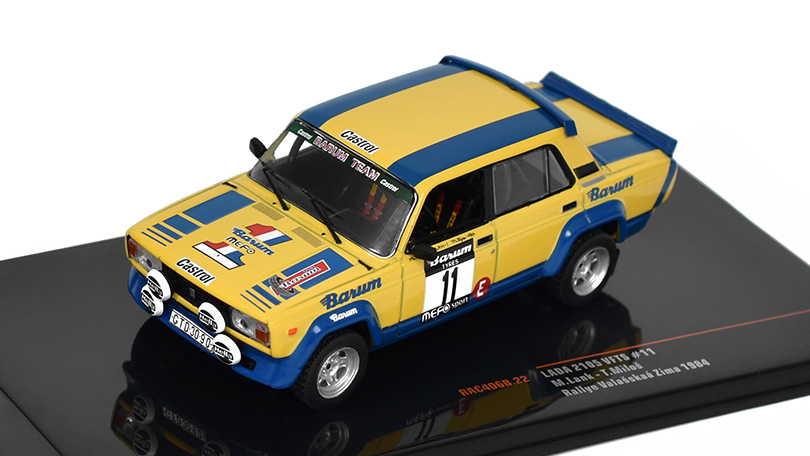 Lada 2105 VFTS #11 Rallye Valašskaá Zima 1984 Lank/Miloš 1:43 - IXO Models