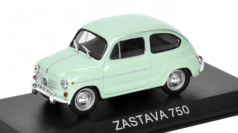 Zastava 750 1:43 - Legendární Automobily minulé éry časopis s modelem #149